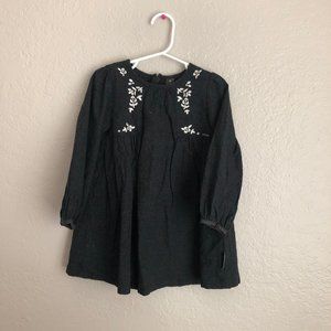moimoln embroided dress (110/3T)